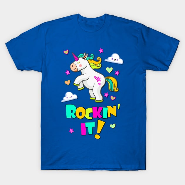 Dancing Unicorn T-Shirt by AlondraHanley